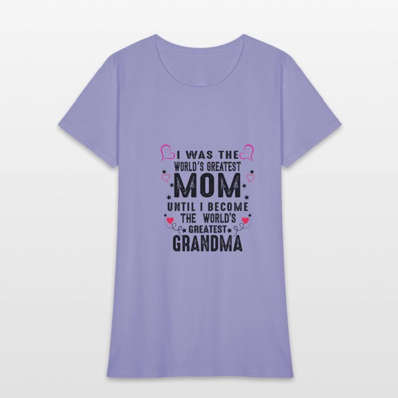 T-shirt Grandmother the best in the world