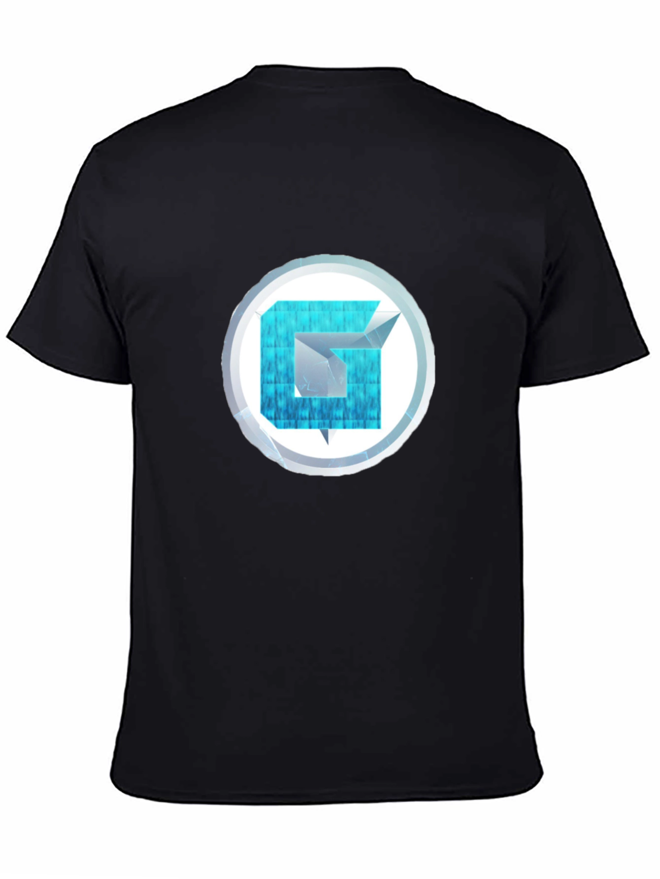 Cool Blue G Logo Black T-Shirt