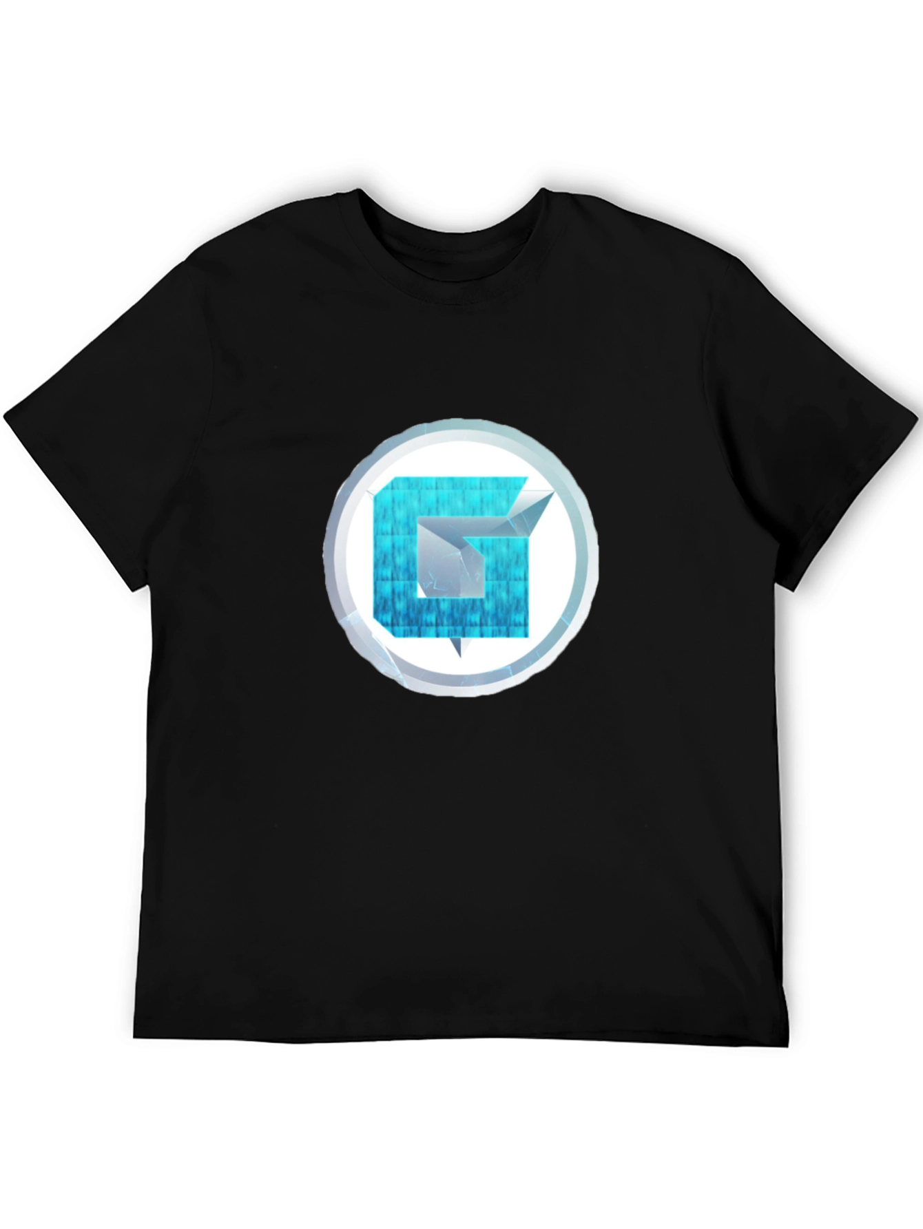 Cool Blue G Logo Black T-Shirt