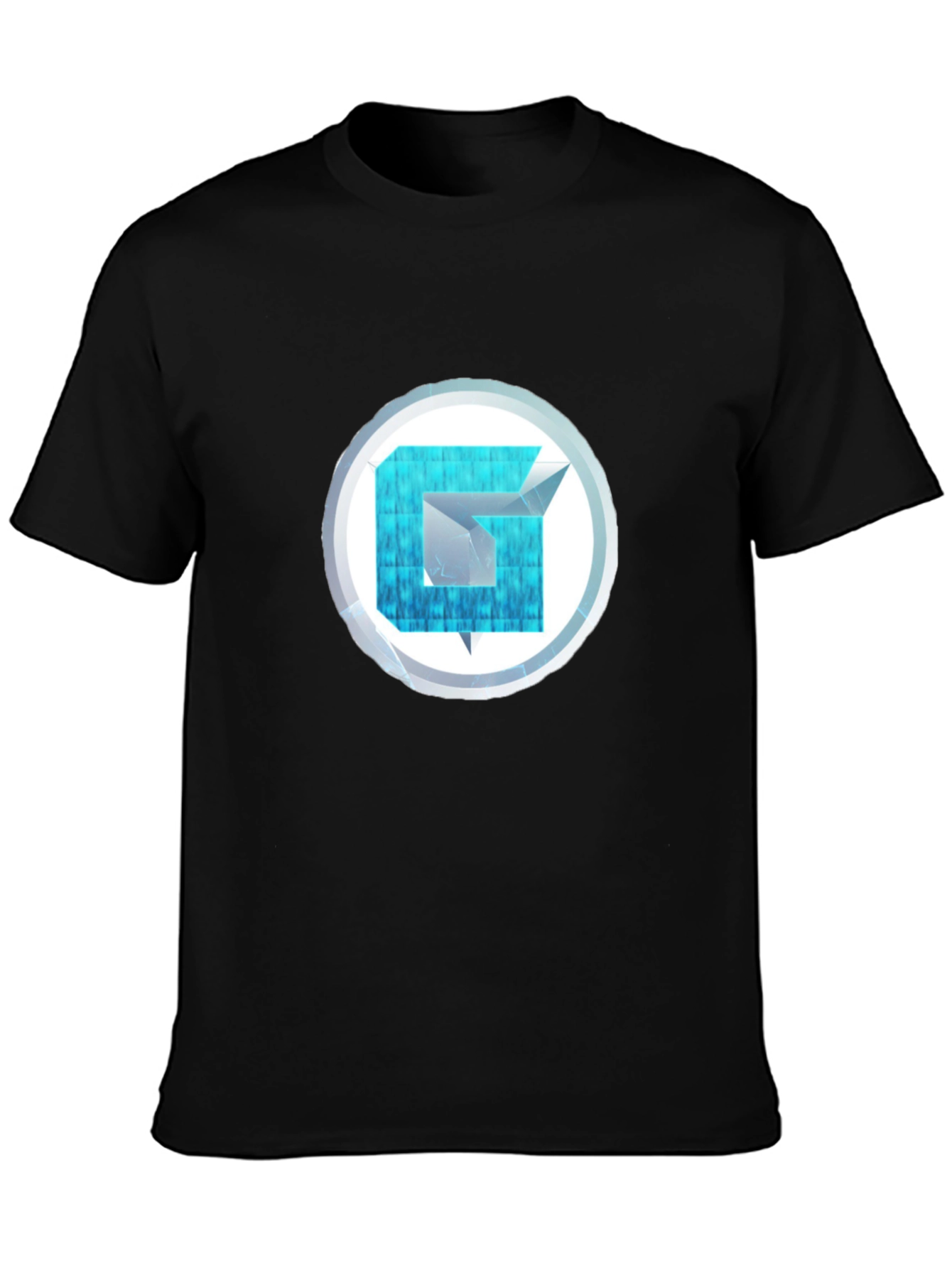 Cool Blue G Logo Black T-Shirt