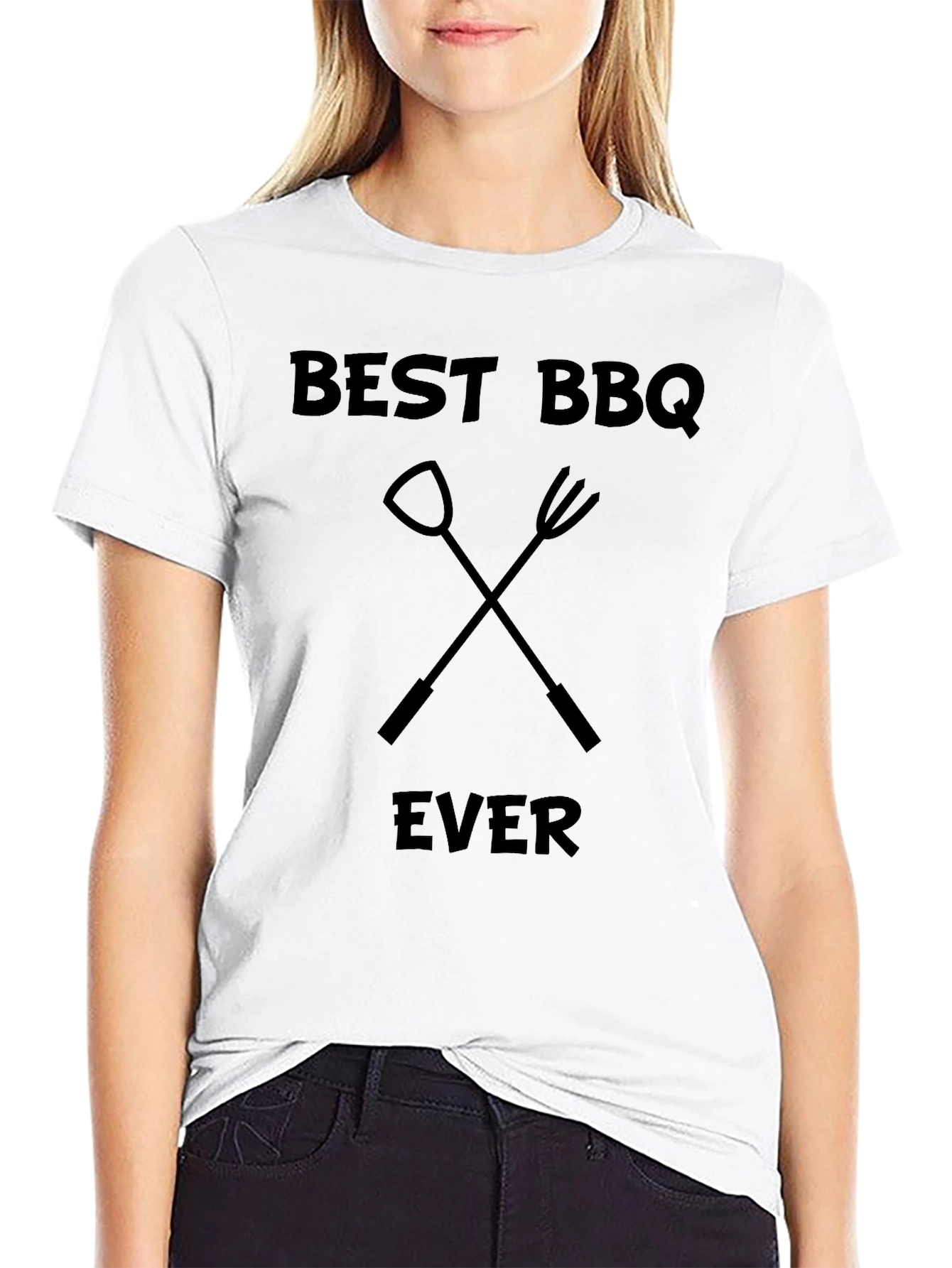 Best BBQ Ever Black Graphic T-Shirt