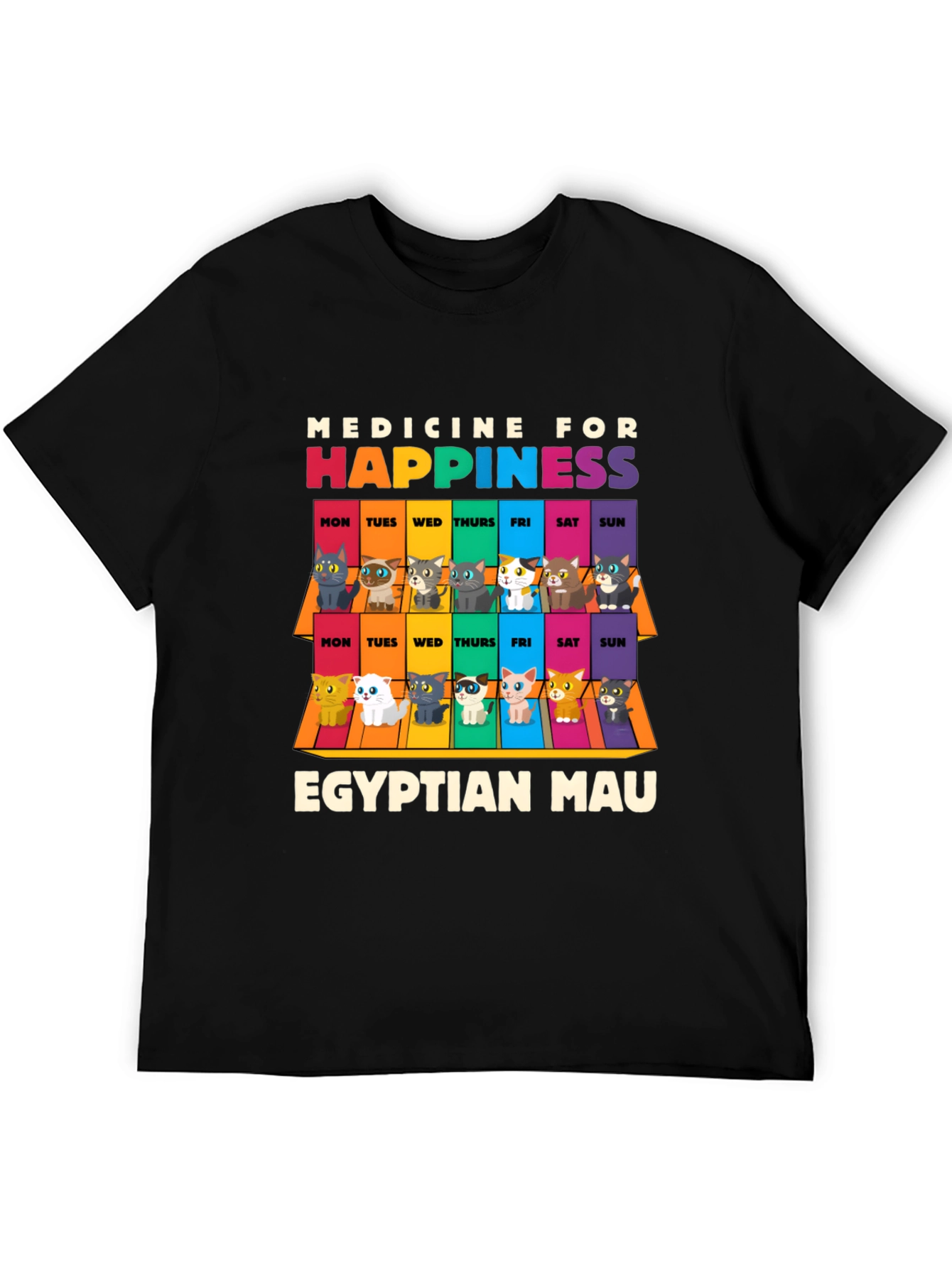 Egyptian Mau Cat Happiness T-Shirt