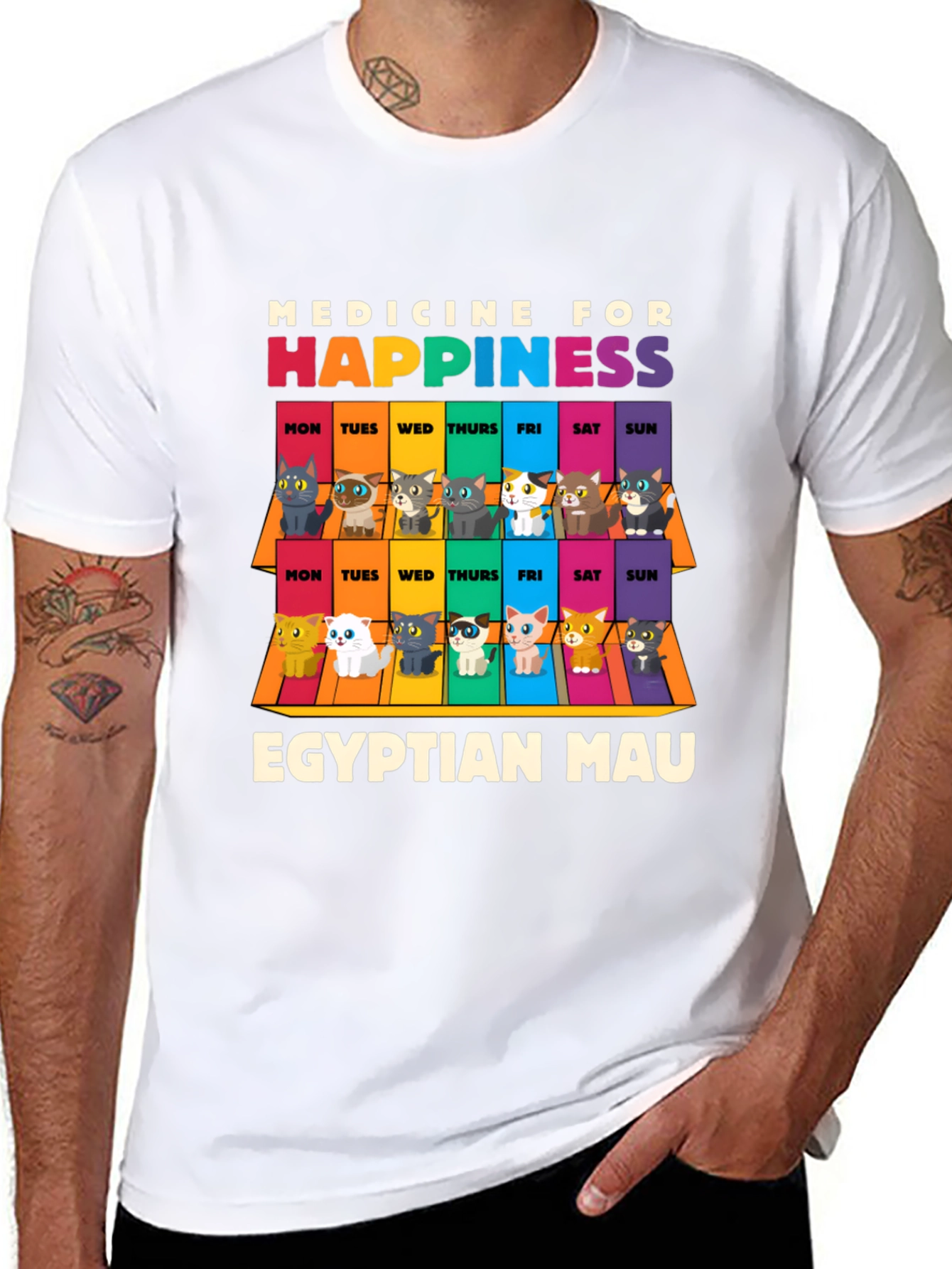 Egyptian Mau Cat Happiness T-Shirt