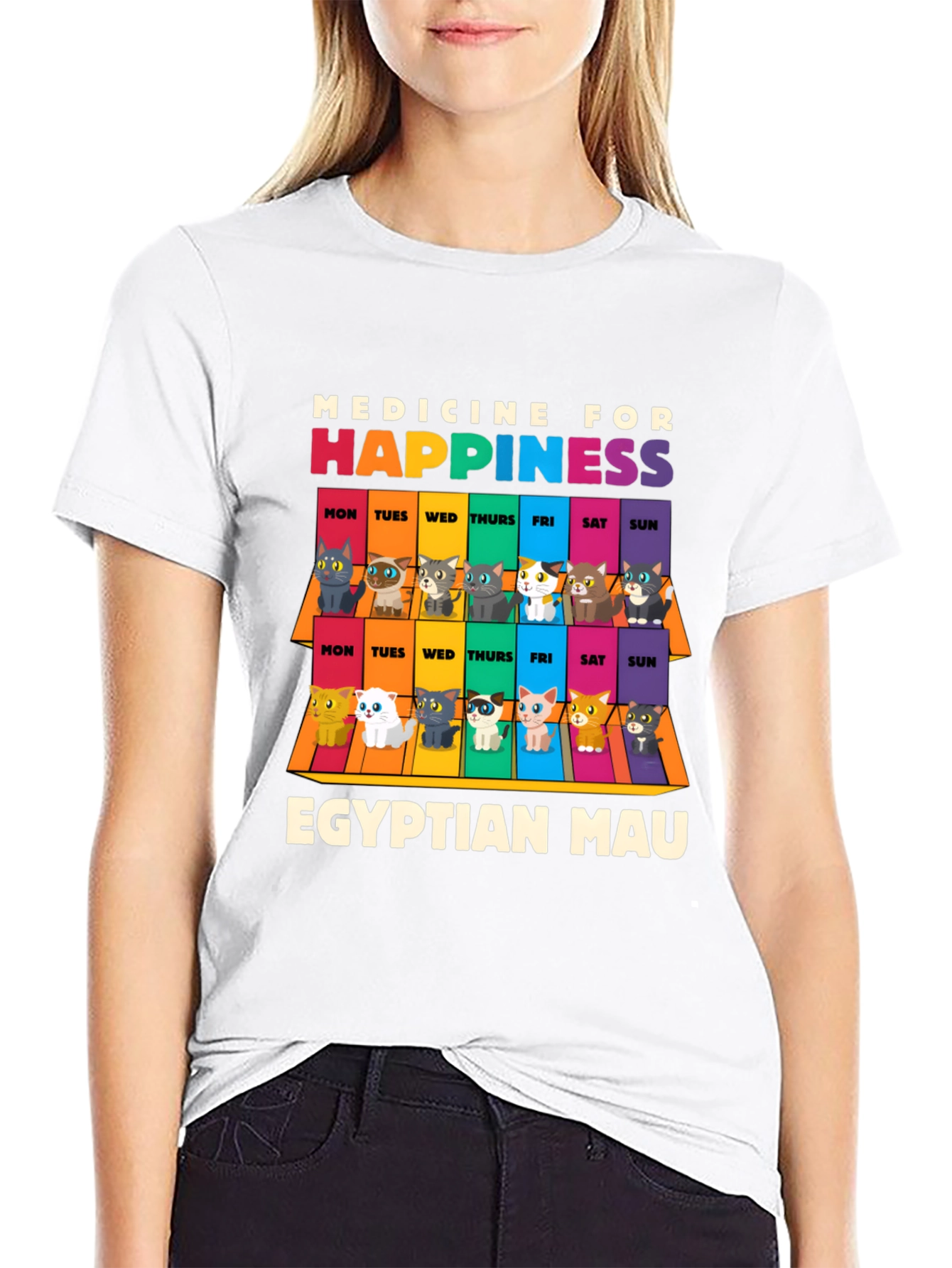 Egyptian Mau Cat Happiness T-Shirt