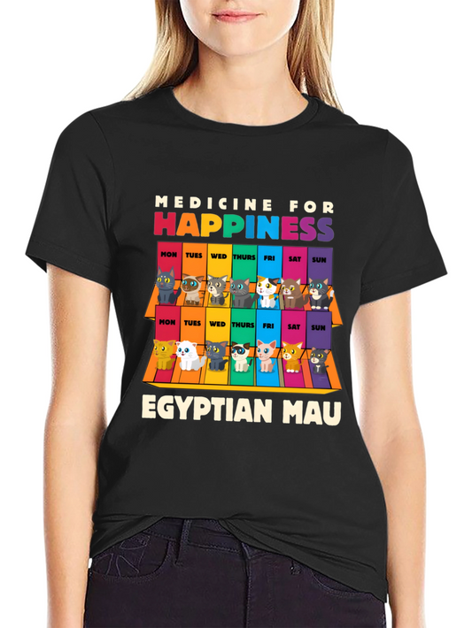 Egyptian Mau Cat Happiness T-Shirt