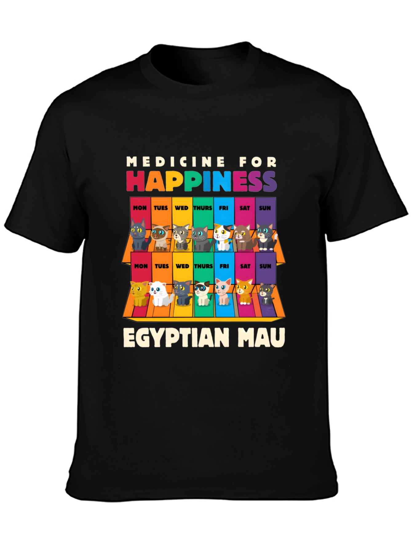 Egyptian Mau Cat Happiness T-Shirt