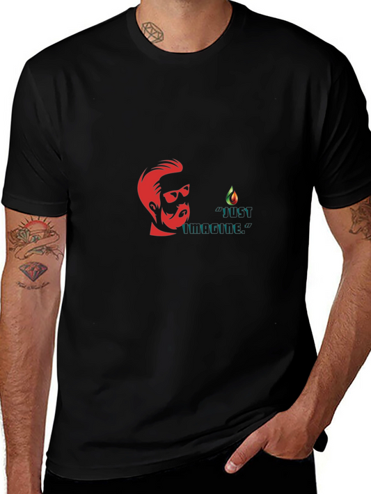 Just Unchilled Black Graphic Tee