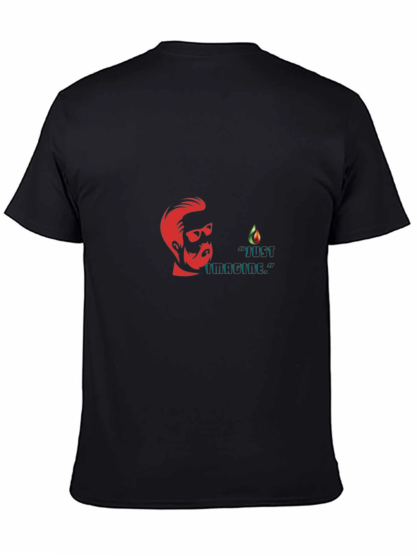 Just Unchilled Black Graphic Tee