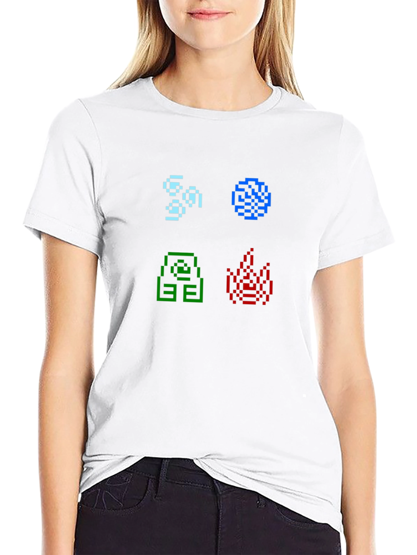 Elemental Pixel Art T-Shirt