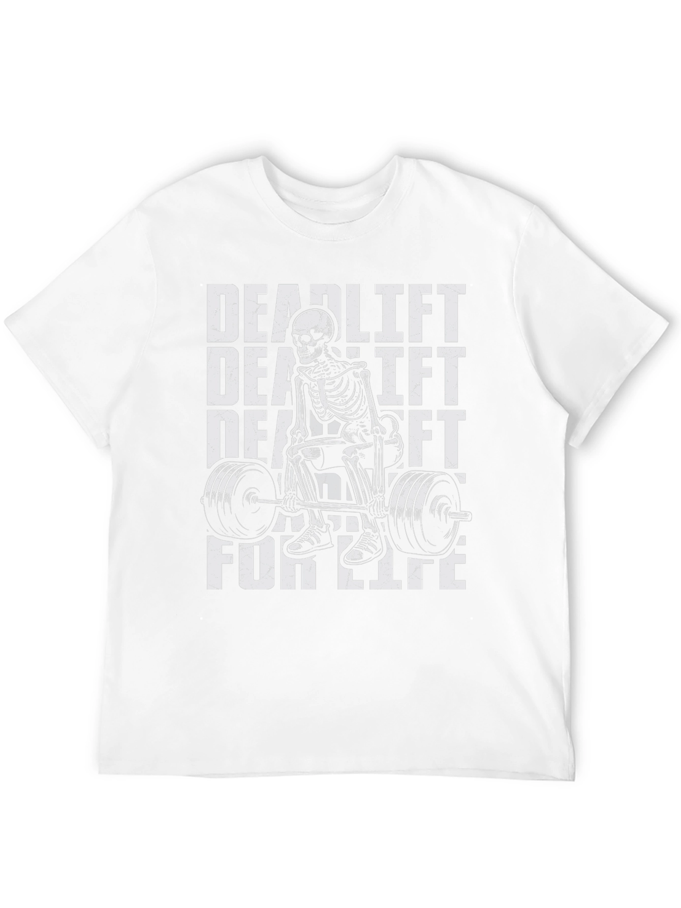 Deadlift Skeleton Graphic Tee - For Lifters