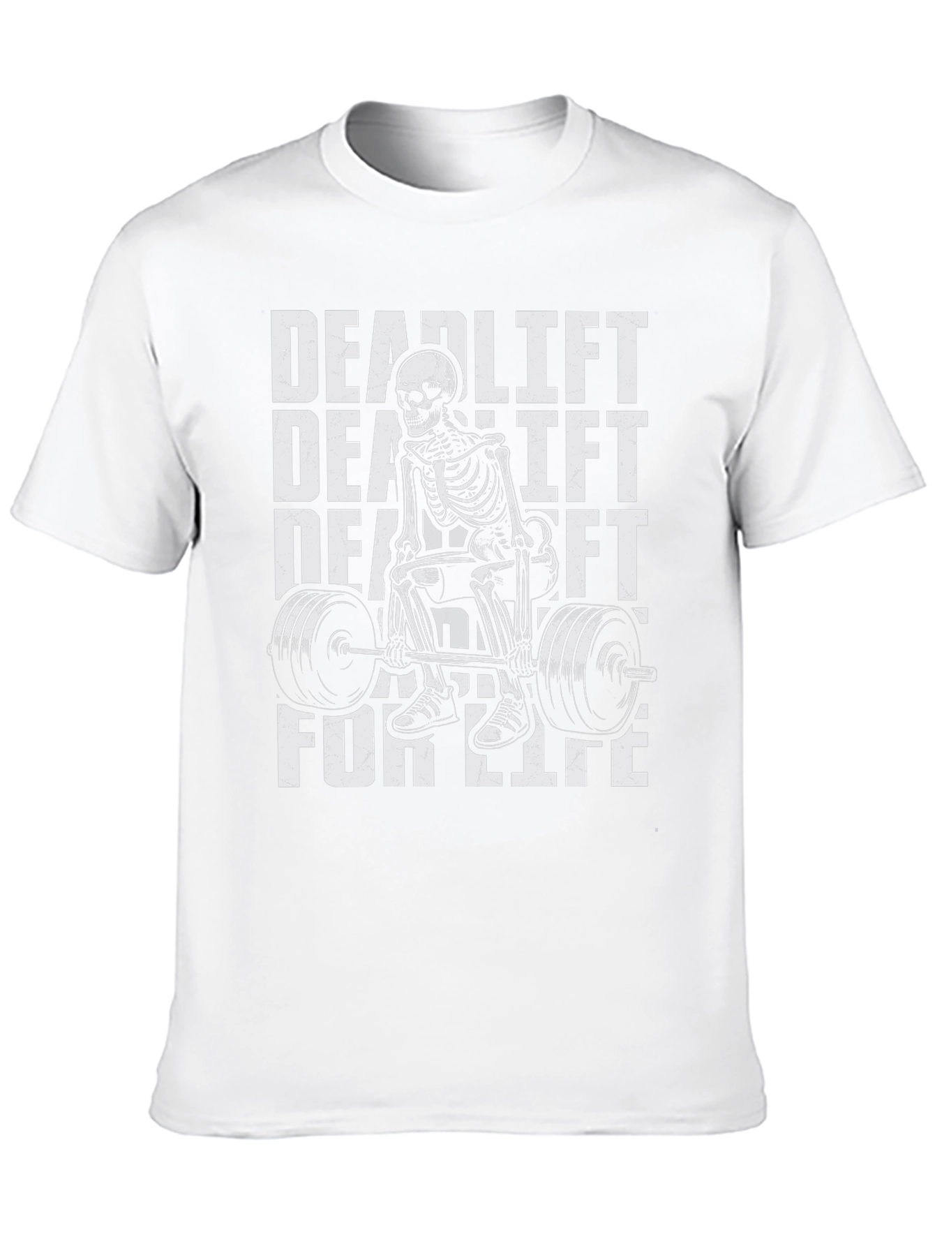 Deadlift Skeleton Graphic Tee - For Lifters