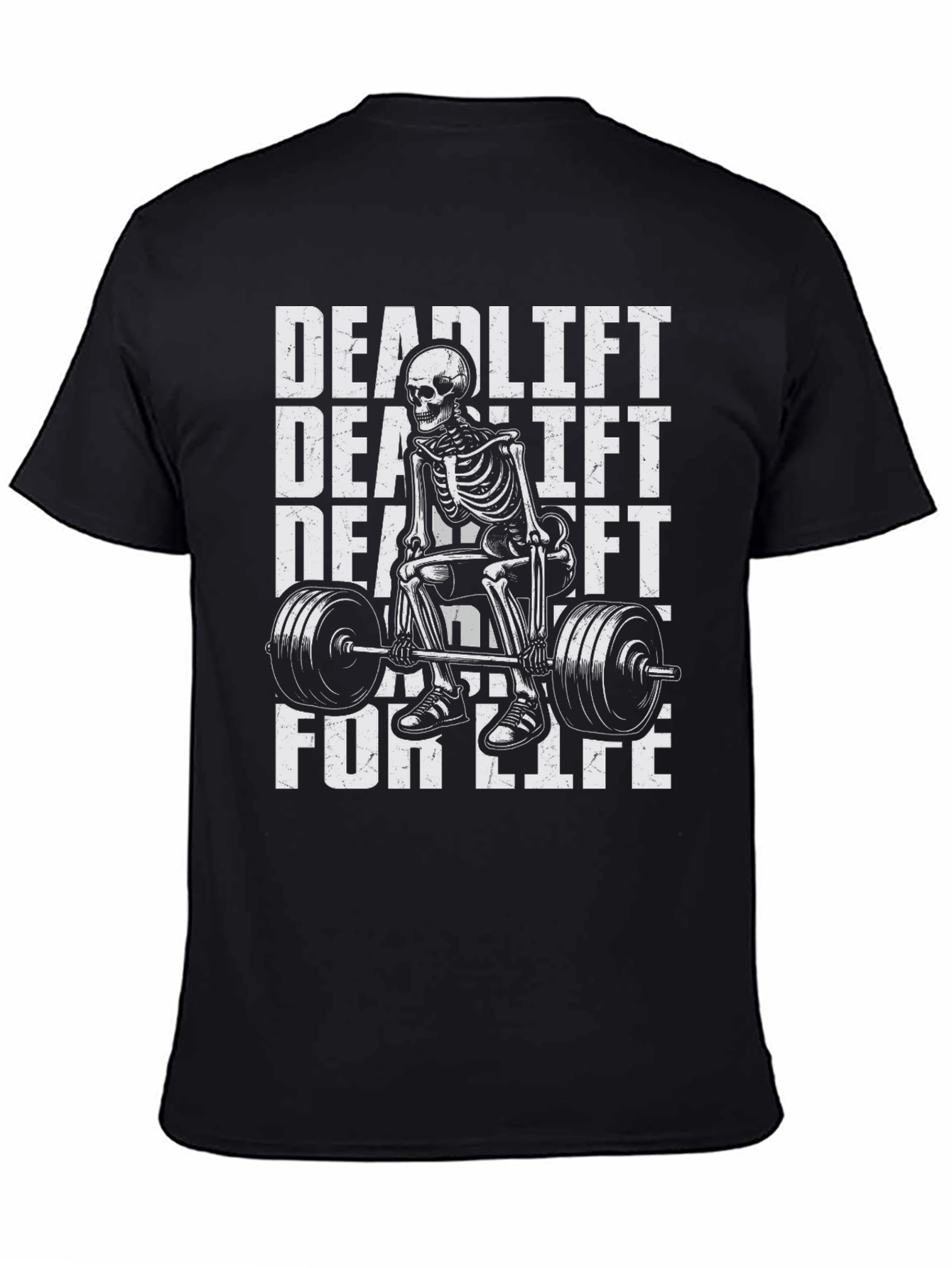 Deadlift Skeleton Graphic Tee - For Lifters