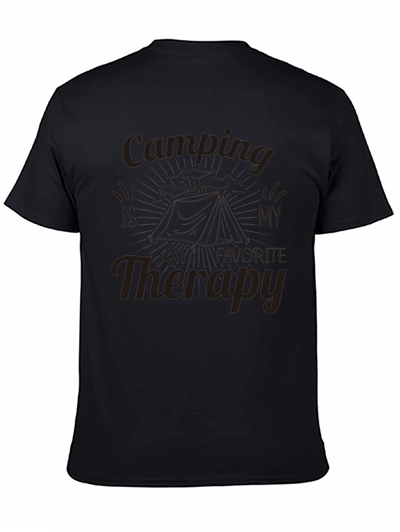 Camping Therapy Graphic T-Shirt - Adventure Ready!