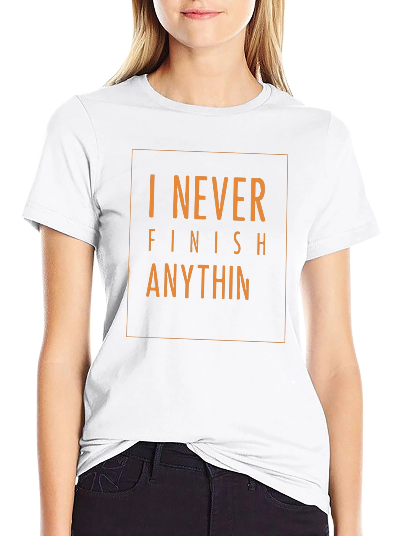 I Never Finish Anything Graphic Tee