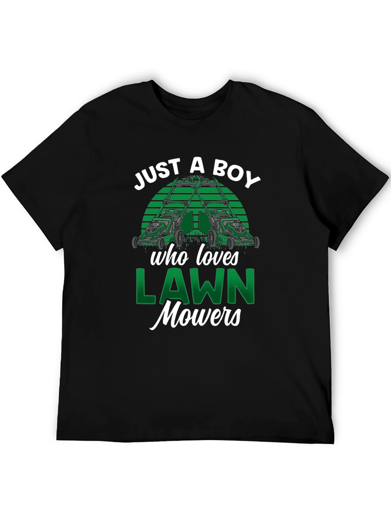Just A Boy Who Loves Lawn Mowers T-Shirt