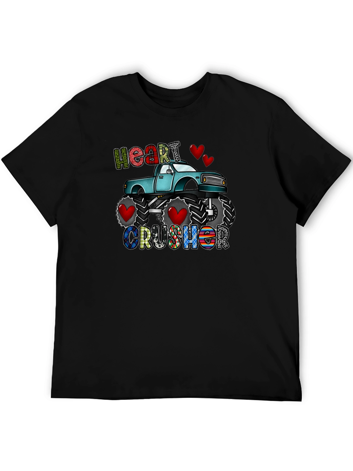 Heart Crusher Monster Truck T-Shirt