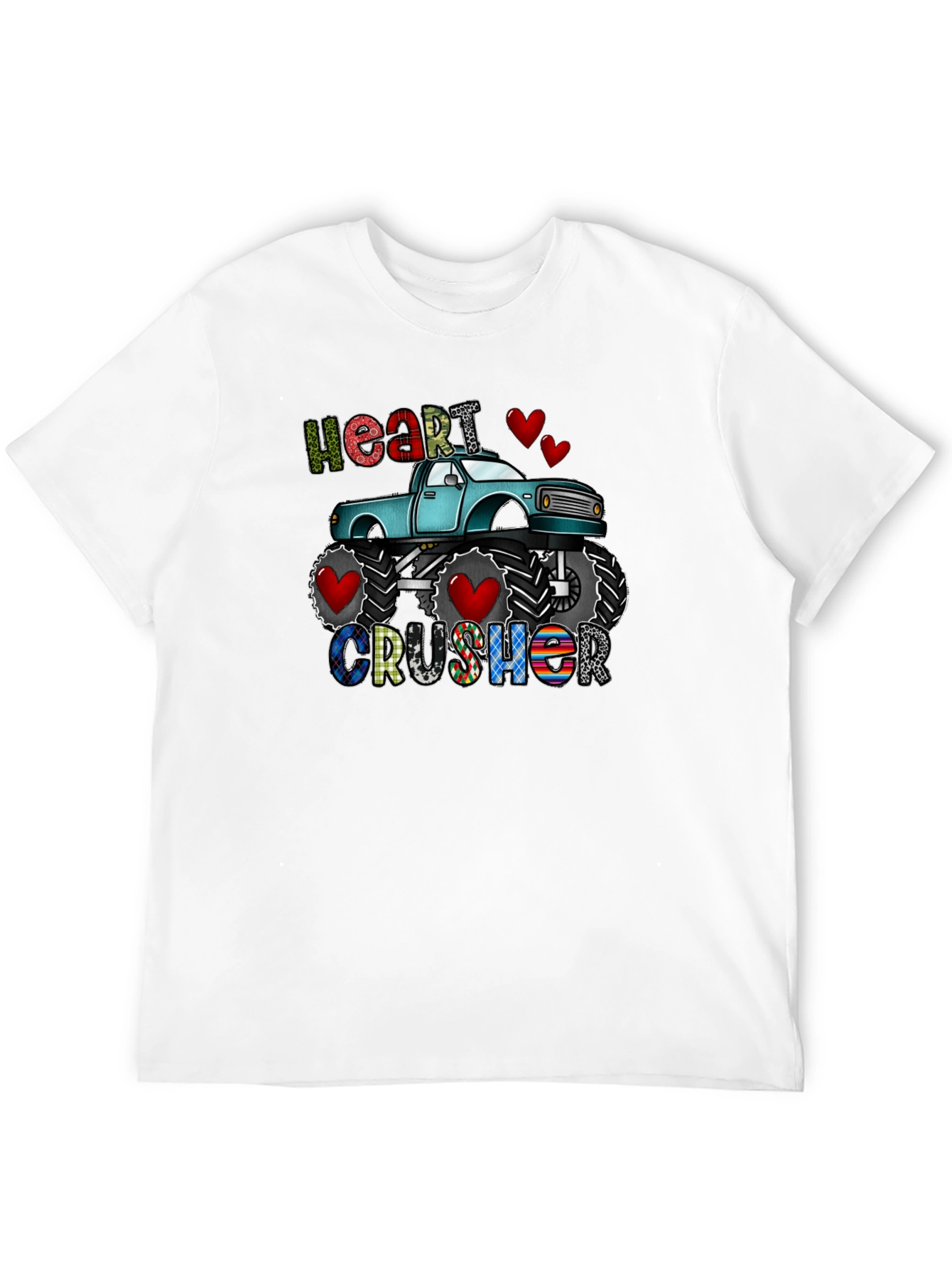 Heart Crusher Monster Truck T-Shirt
