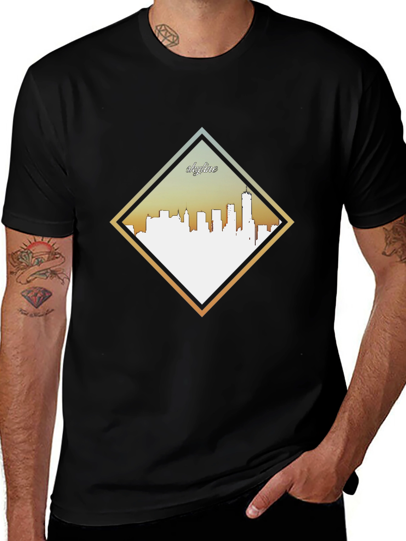Skyline Graphic Tee - Modern Urban Style