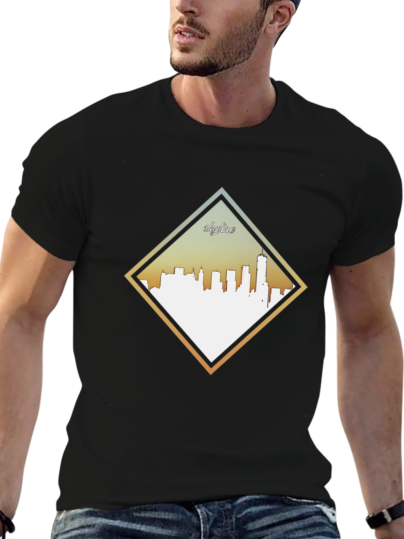 Skyline Graphic Tee - Modern Urban Style
