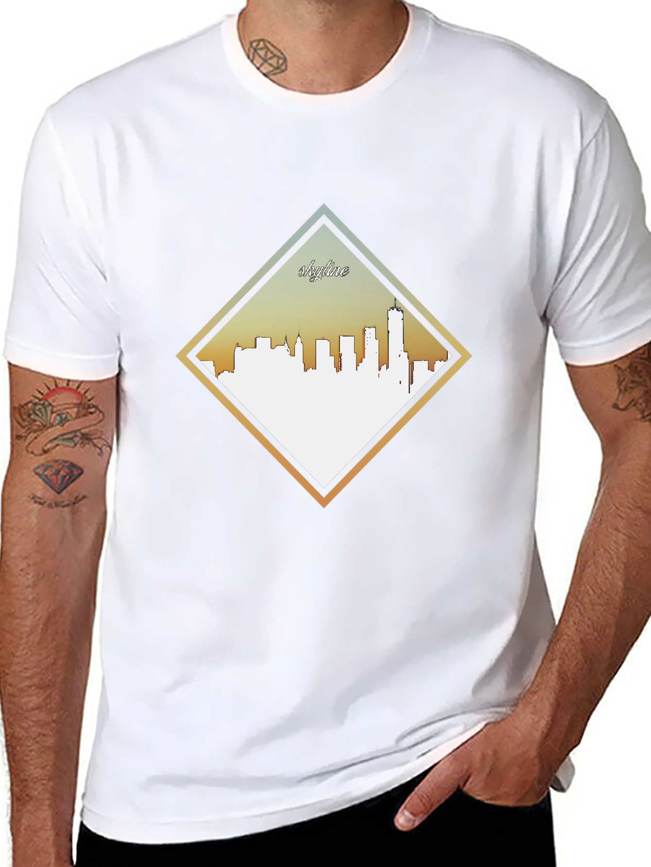 Skyline Graphic Tee - Modern Urban Style