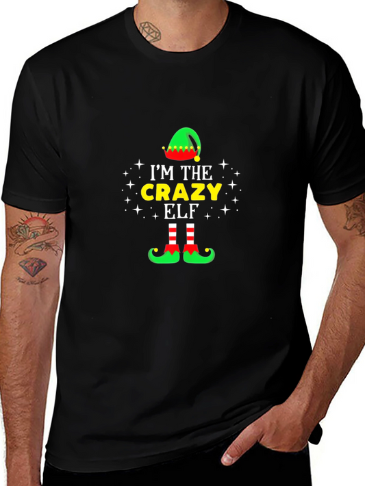 Im The Crazy Elf T-Shirt - Christmas Holiday Tee