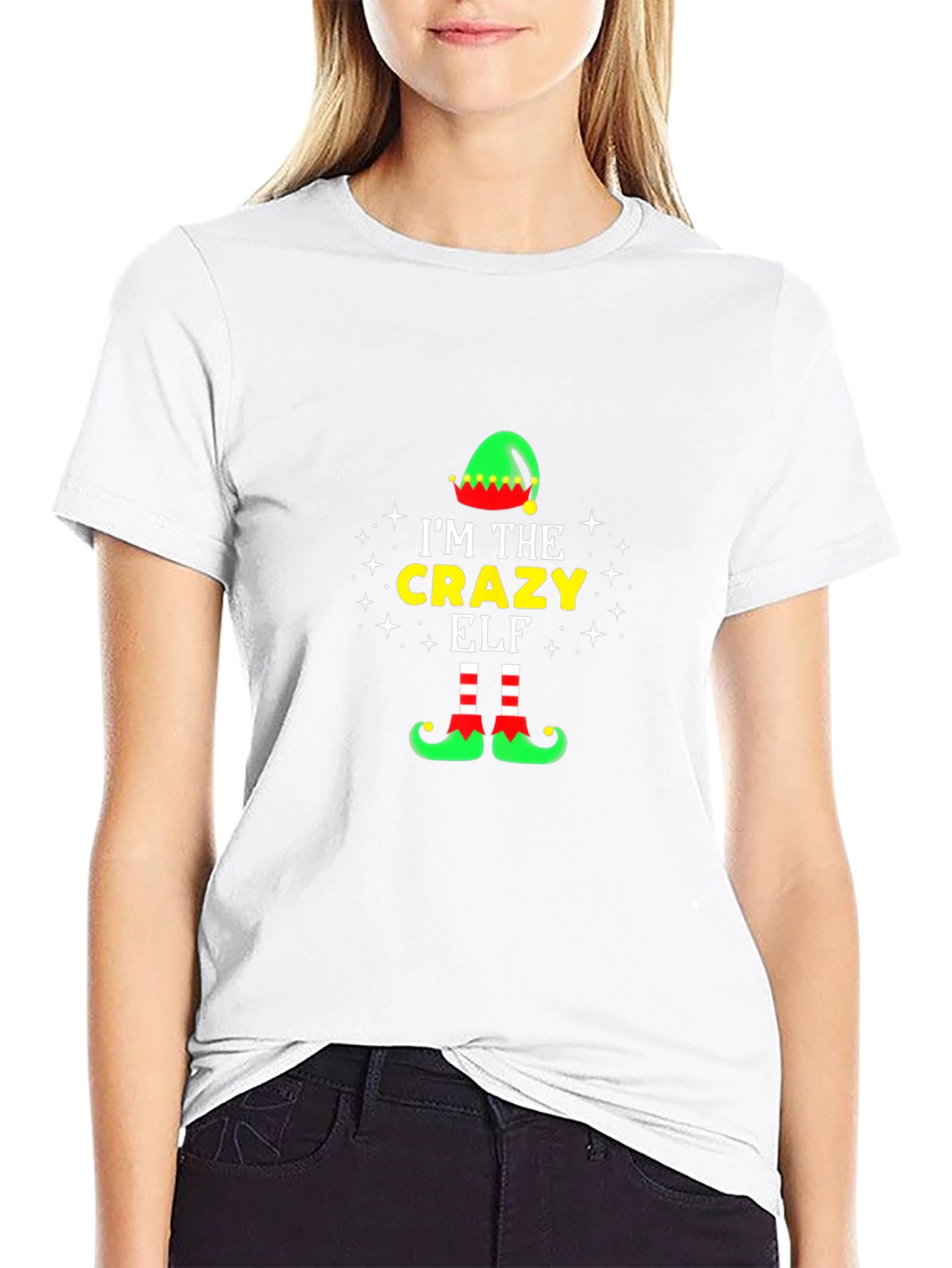 Im The Crazy Elf T-Shirt - Christmas Holiday Tee