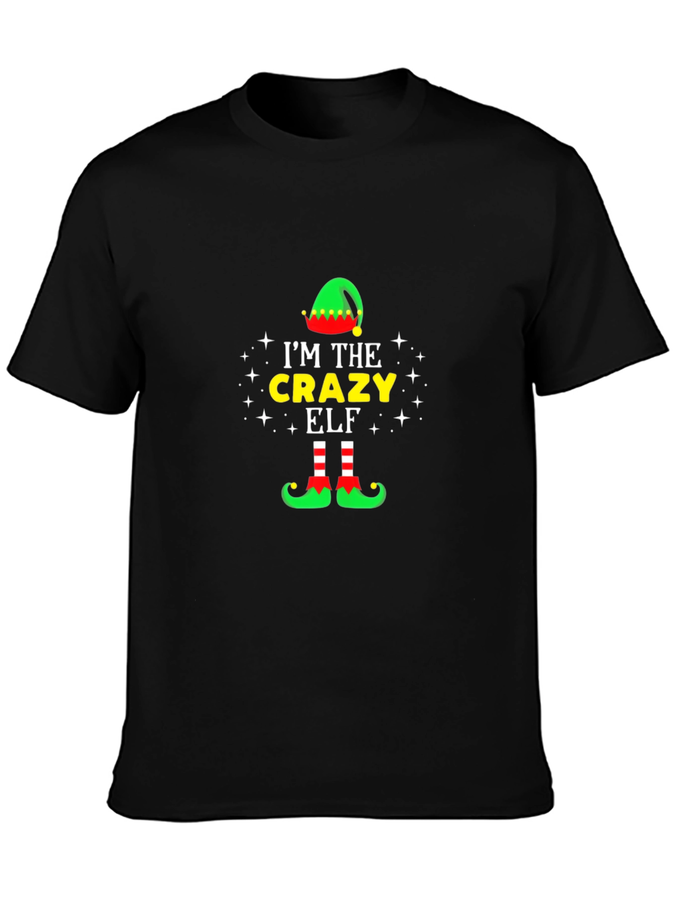 Im The Crazy Elf T-Shirt - Christmas Holiday Tee