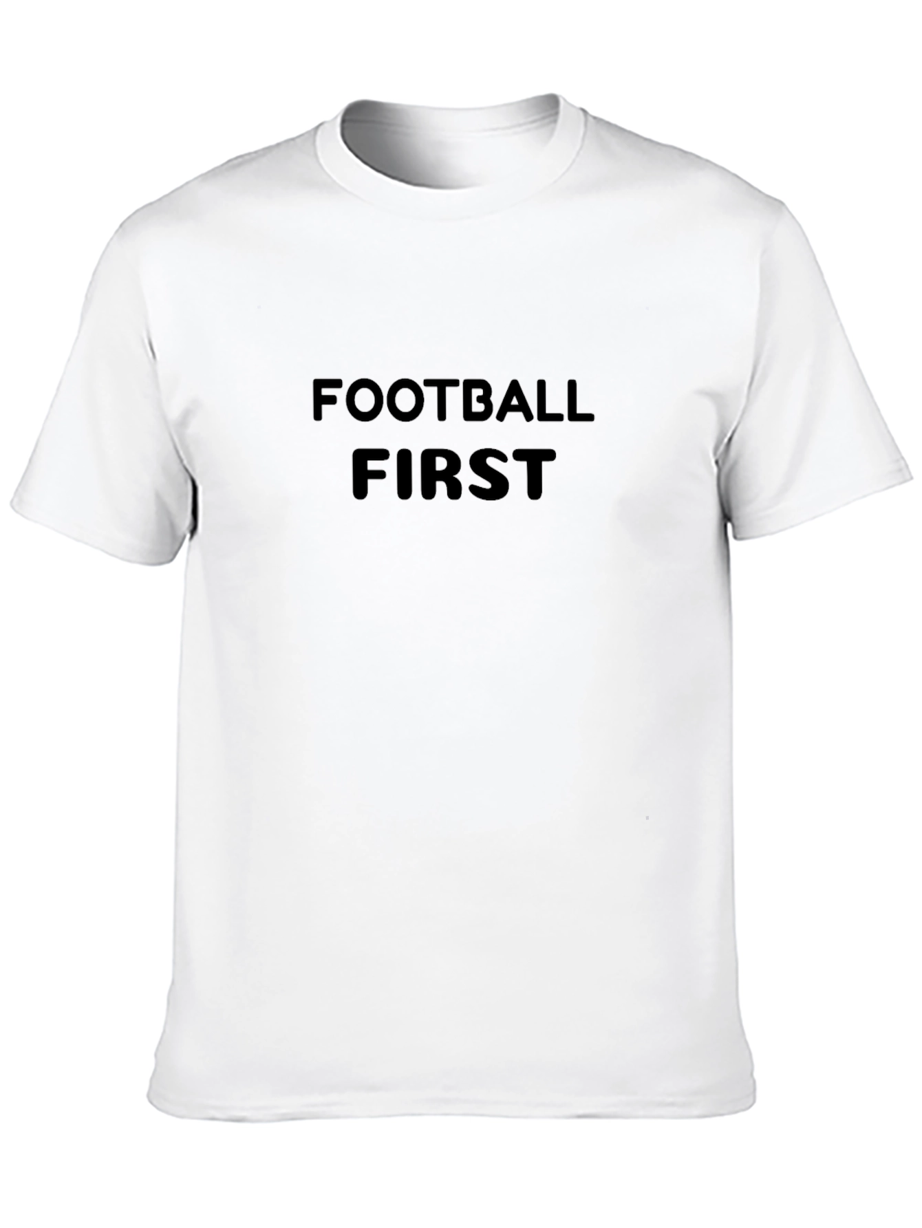 Football First Graphic Tee - Sportswear Casual Shirt