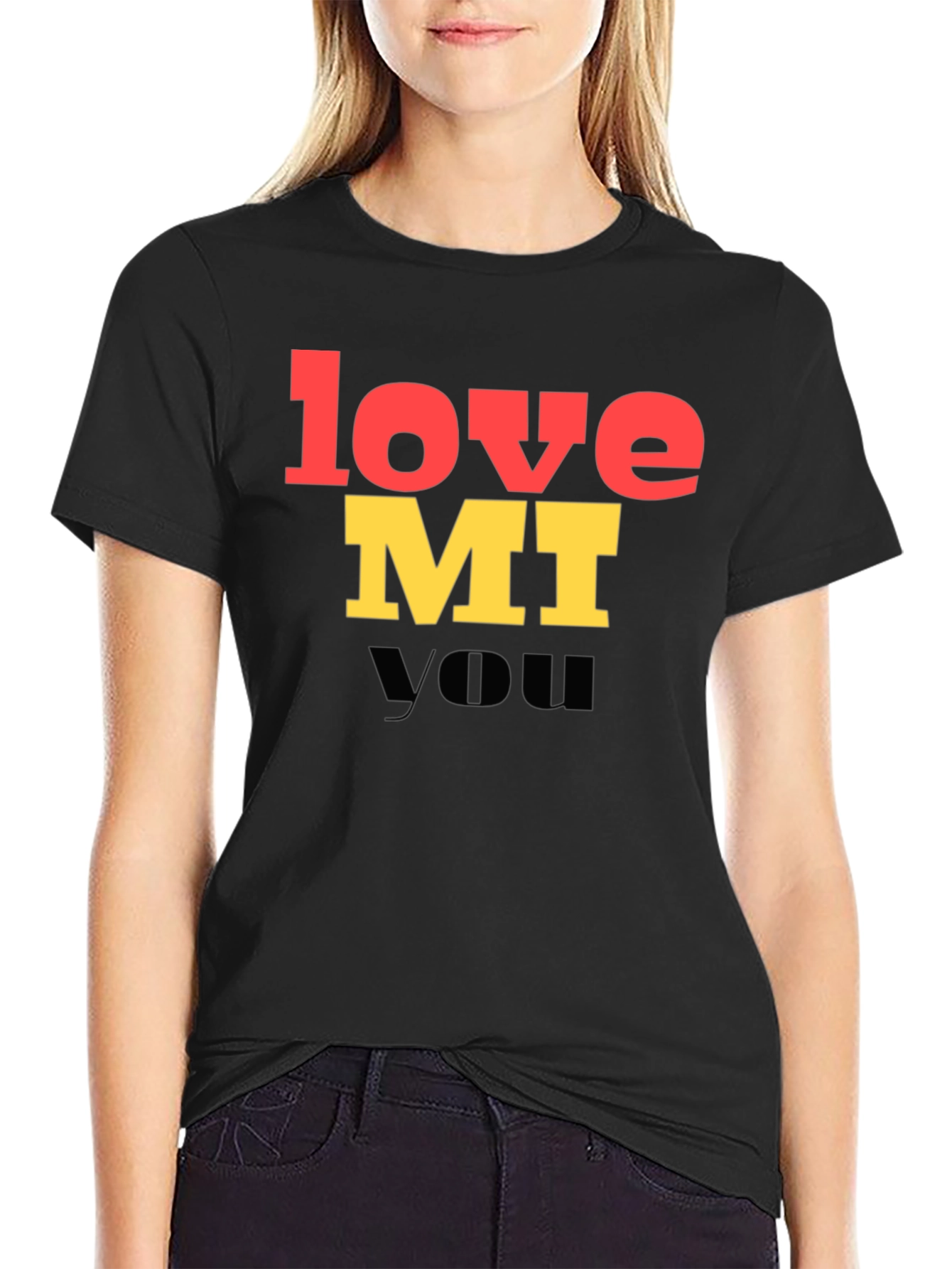 Love MI You Graphic T-Shirt - Trendy Unisex Tee
