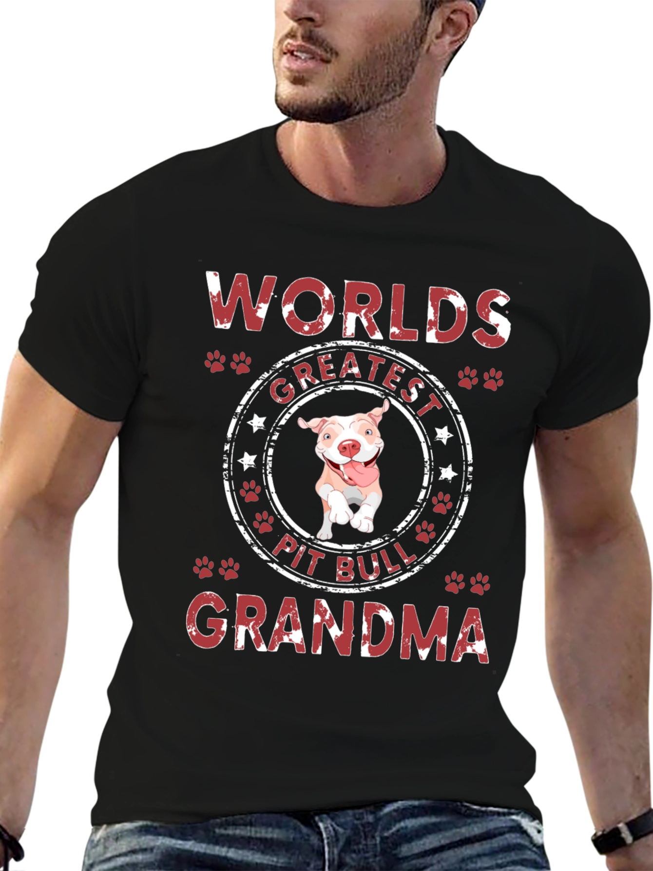Worlds Greatest Pit Bull Grandma T-Shirt