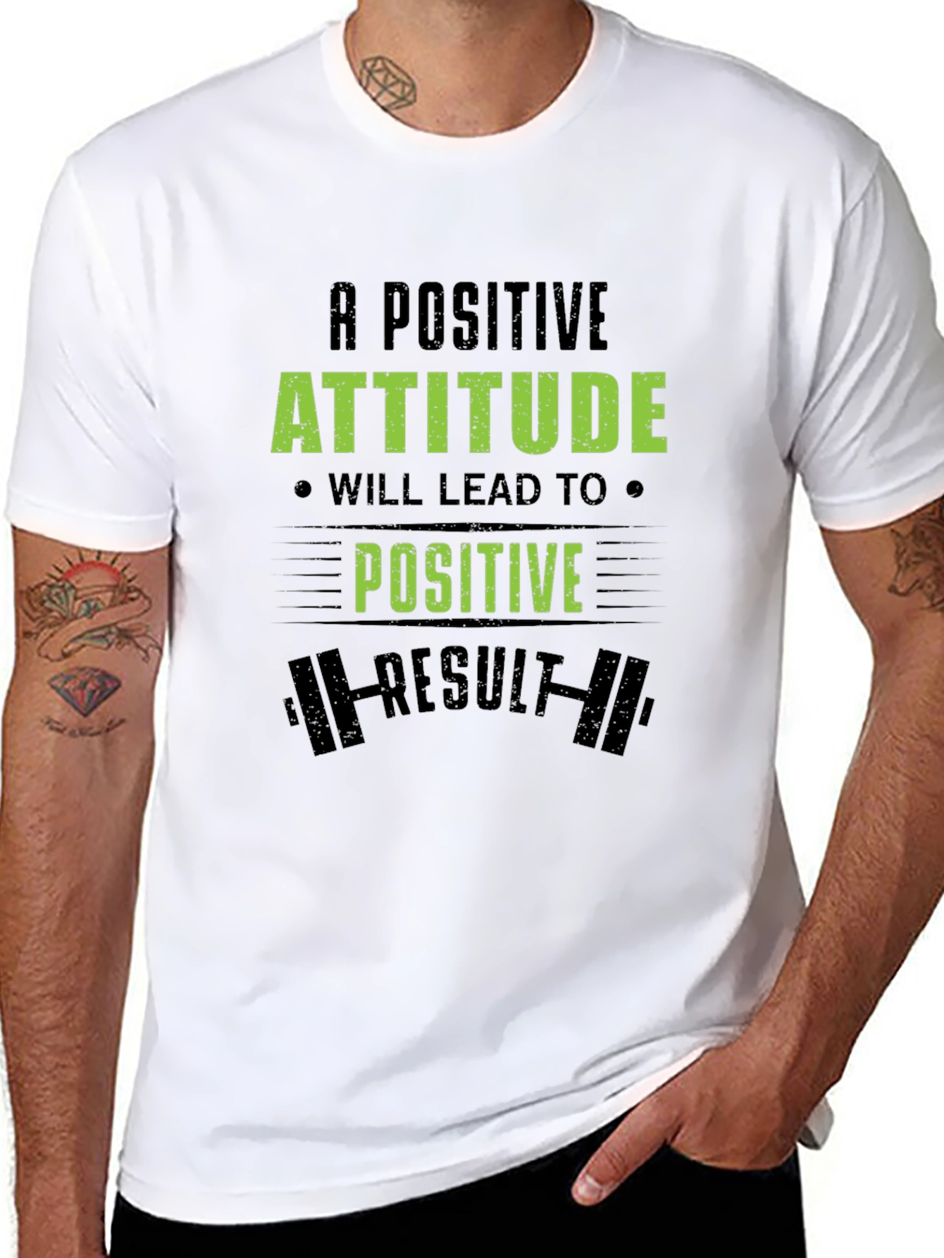 Positive Attitude Workout T-Shirt