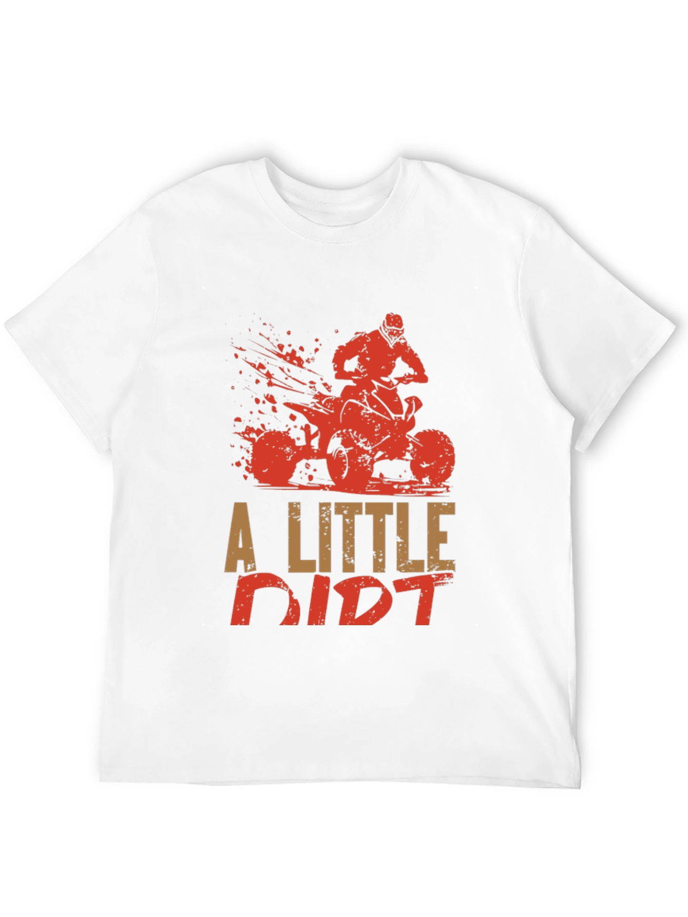 A Little Dirt ATV Graphic Tee - Black