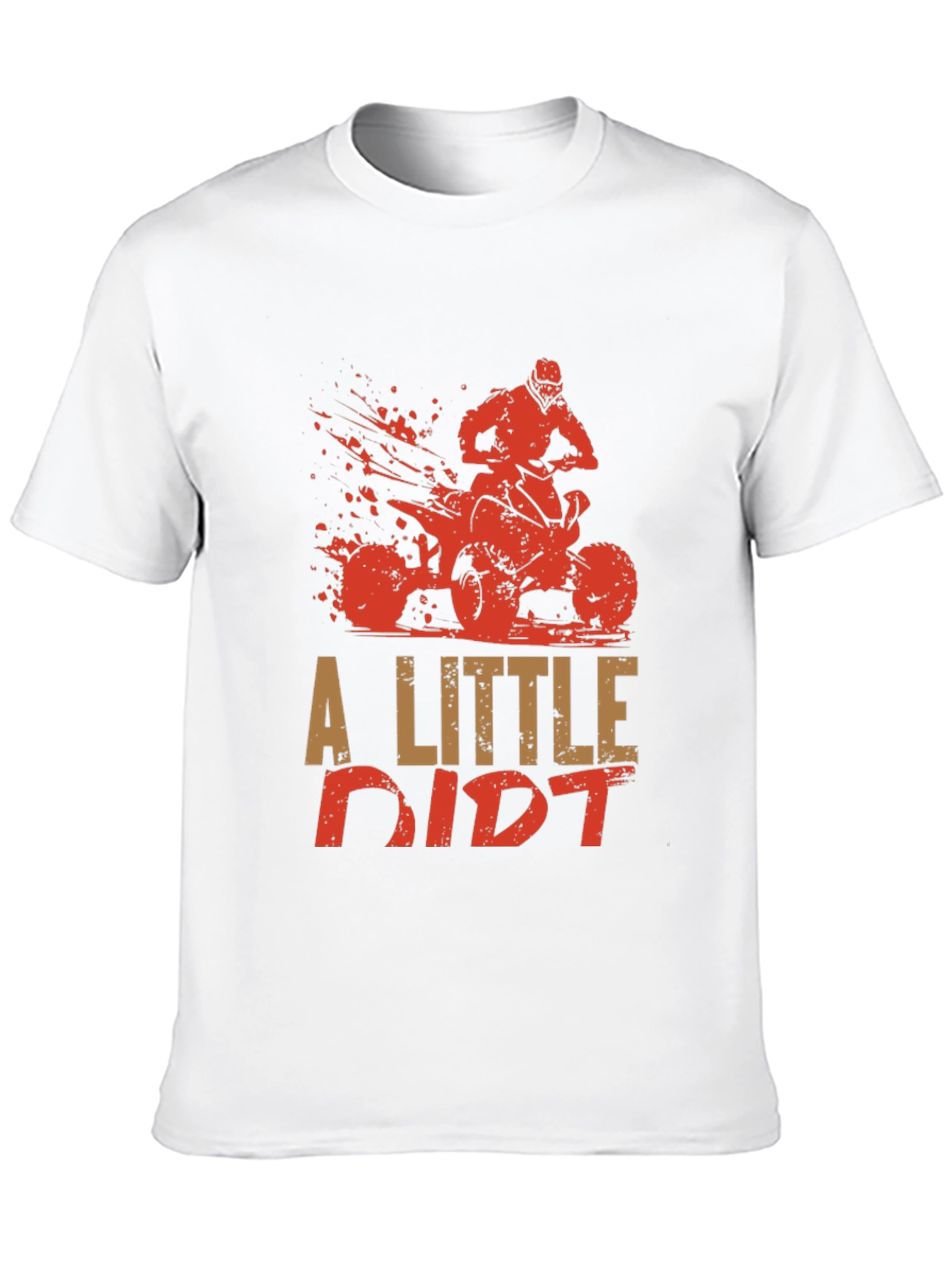 A Little Dirt ATV Graphic Tee - Black