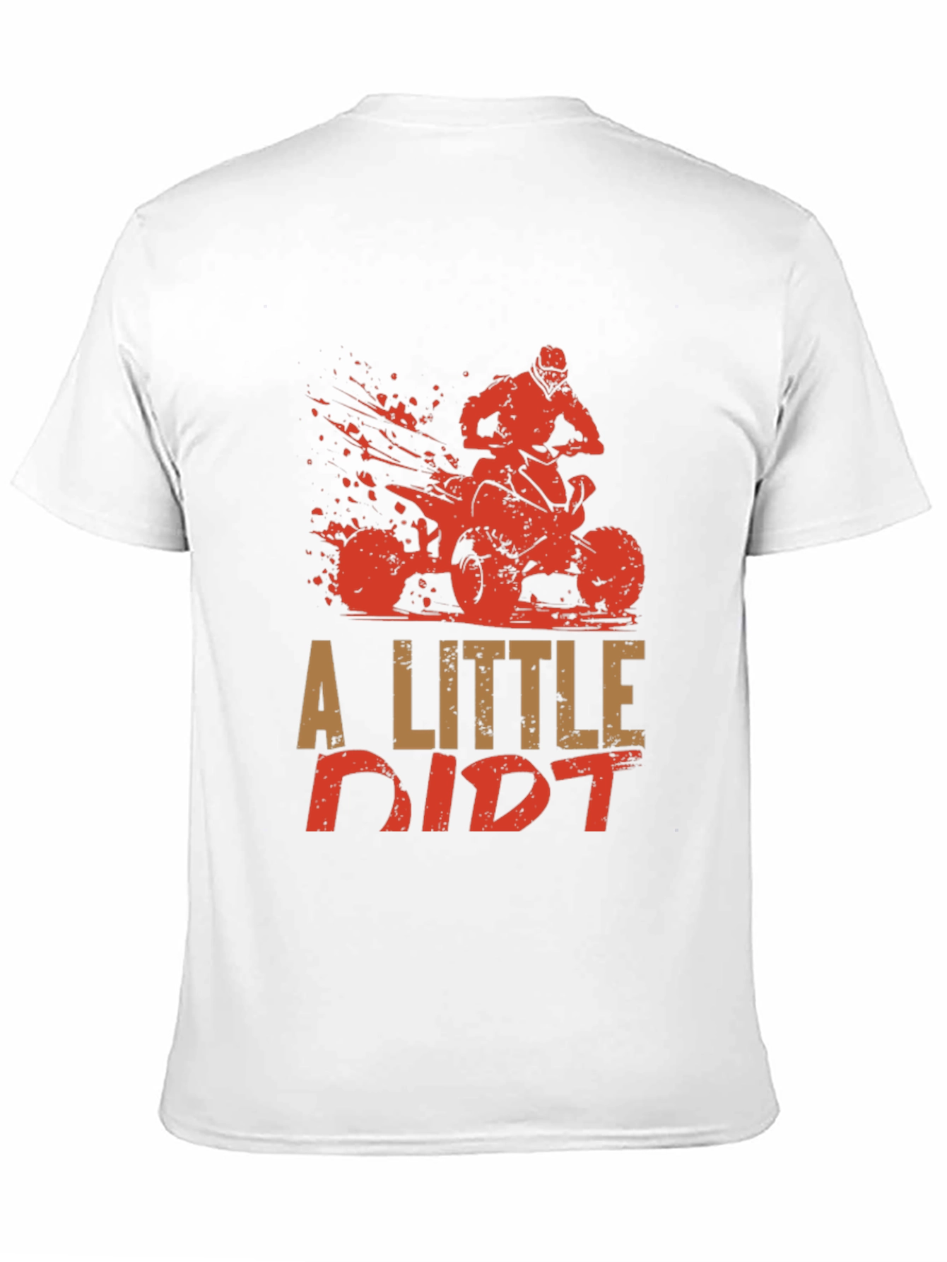 A Little Dirt ATV Graphic Tee - Black