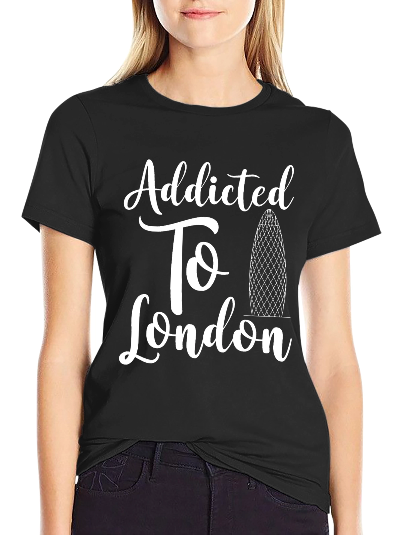 Addicted to London T-Shirt - Black Graphic Tee