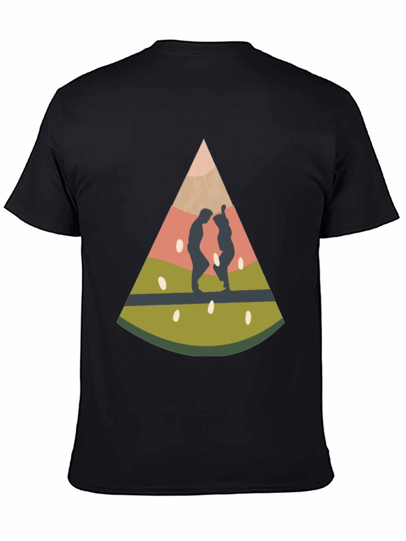Watermelon Slice Graphic Print T-Shirt