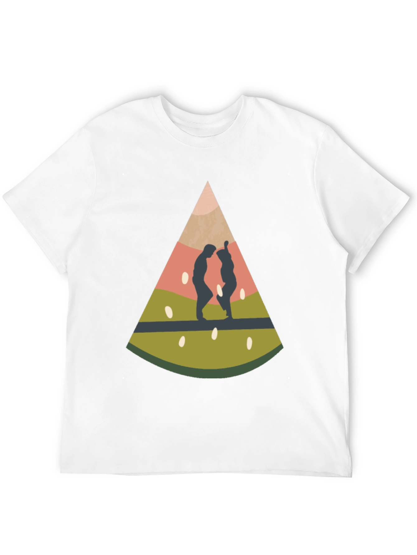 Watermelon Slice Graphic Print T-Shirt