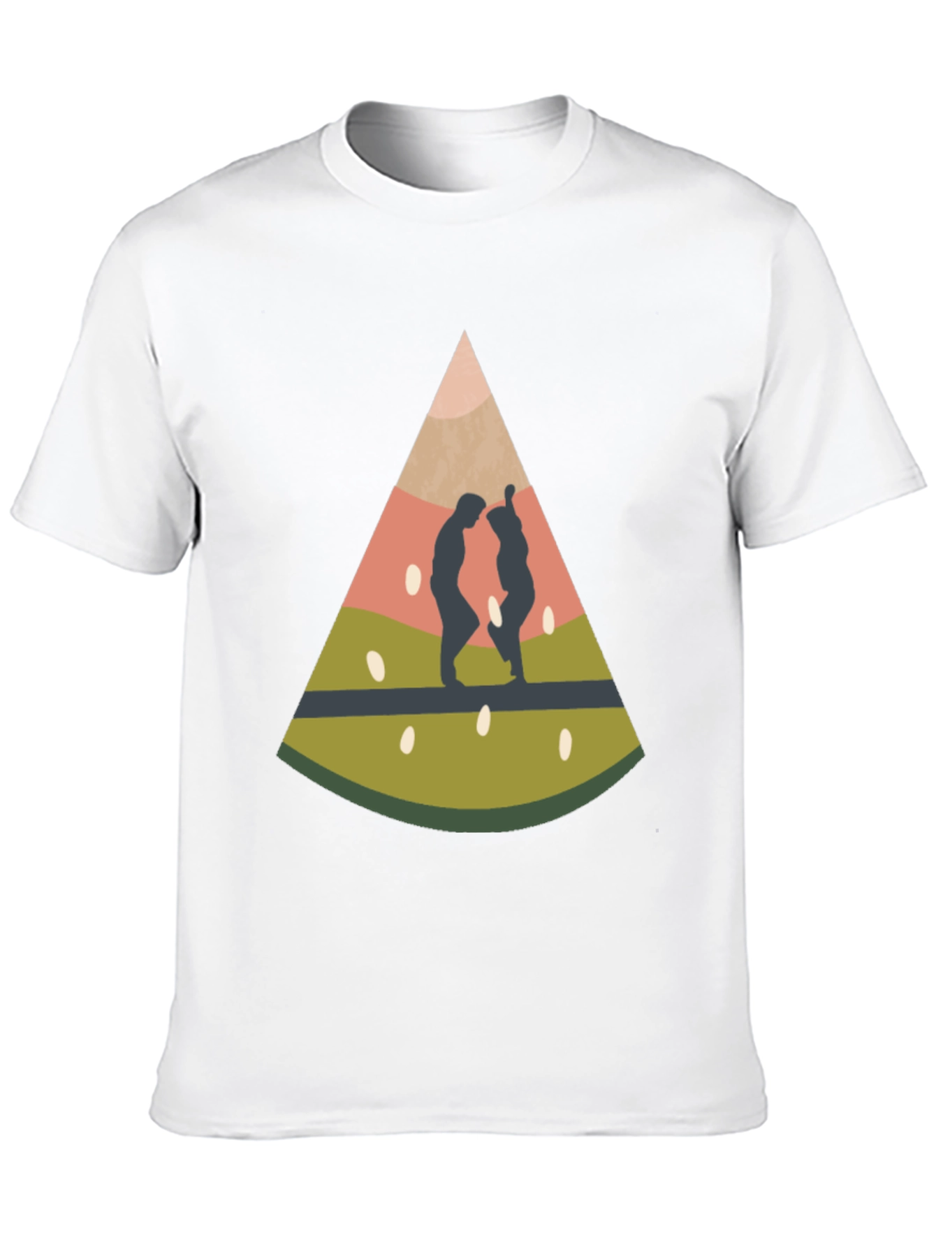 Watermelon Slice Graphic Print T-Shirt
