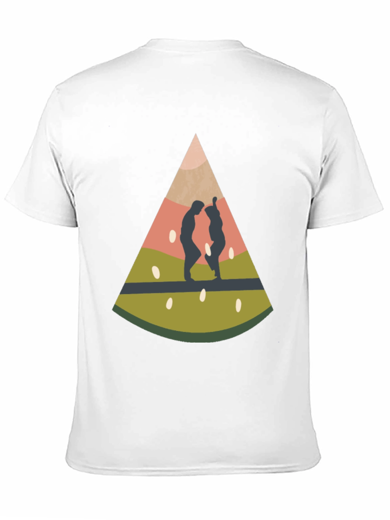 Watermelon Slice Graphic Print T-Shirt