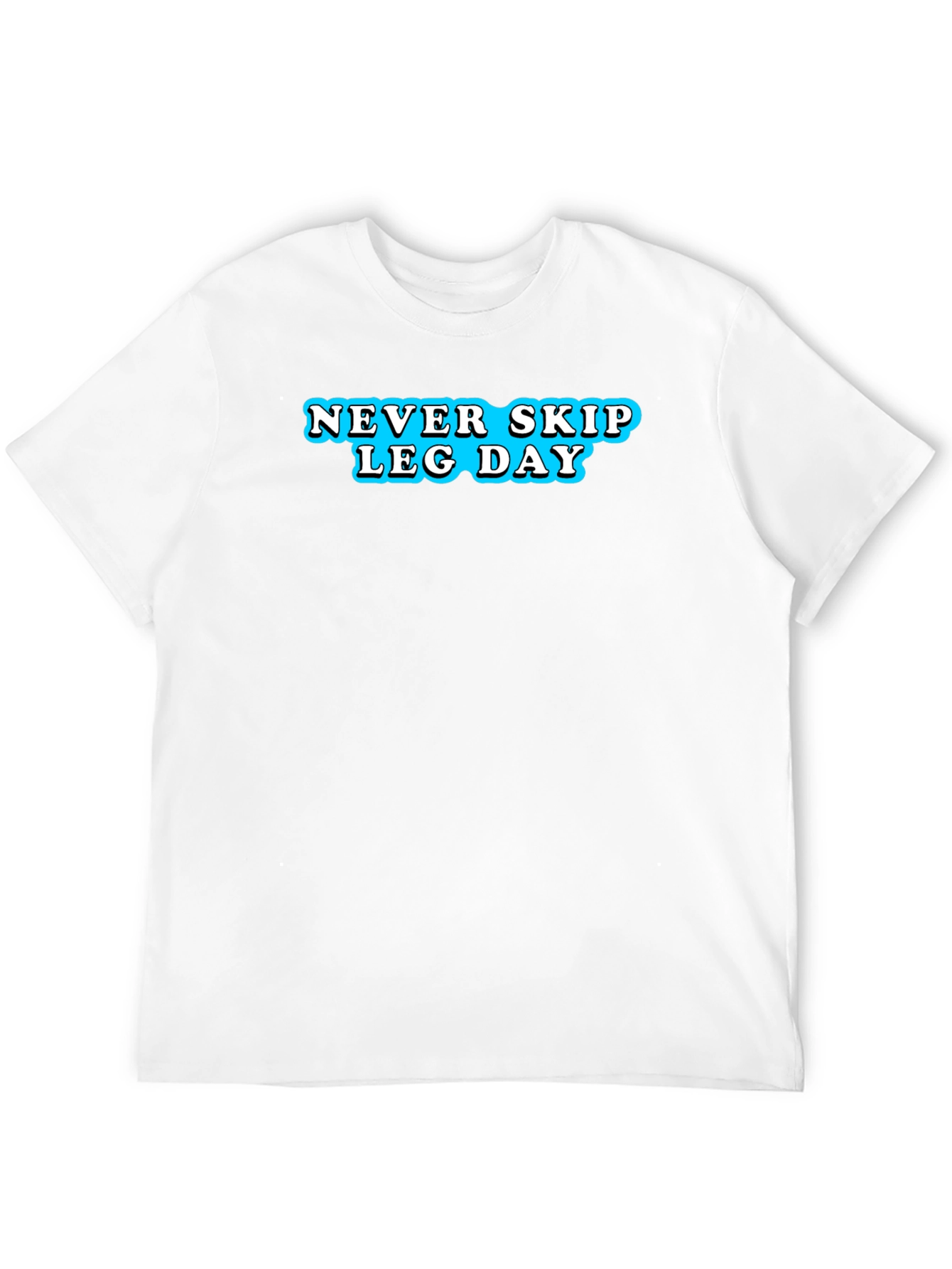 Never Skip Leg Day T-Shirt - Black