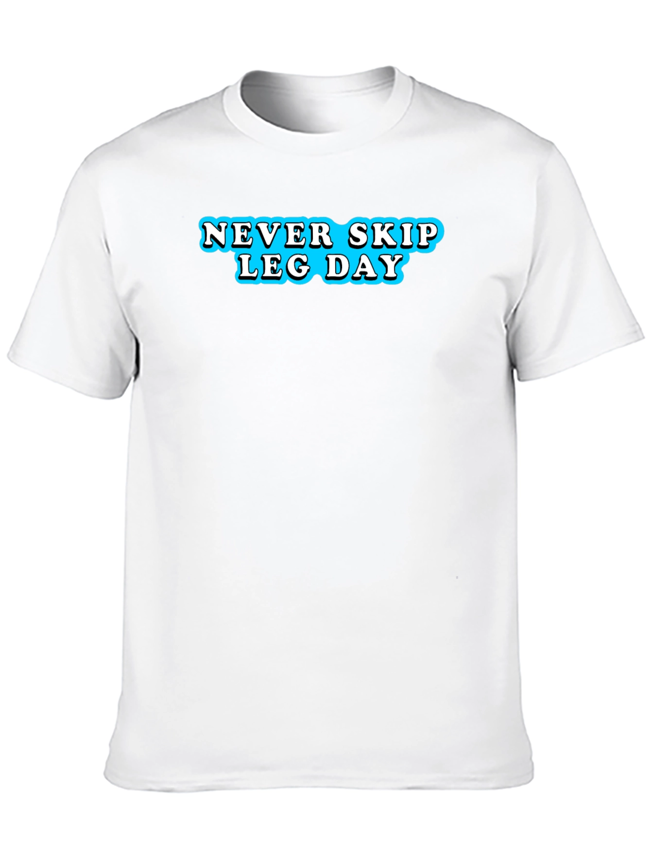 Never Skip Leg Day T-Shirt - Black