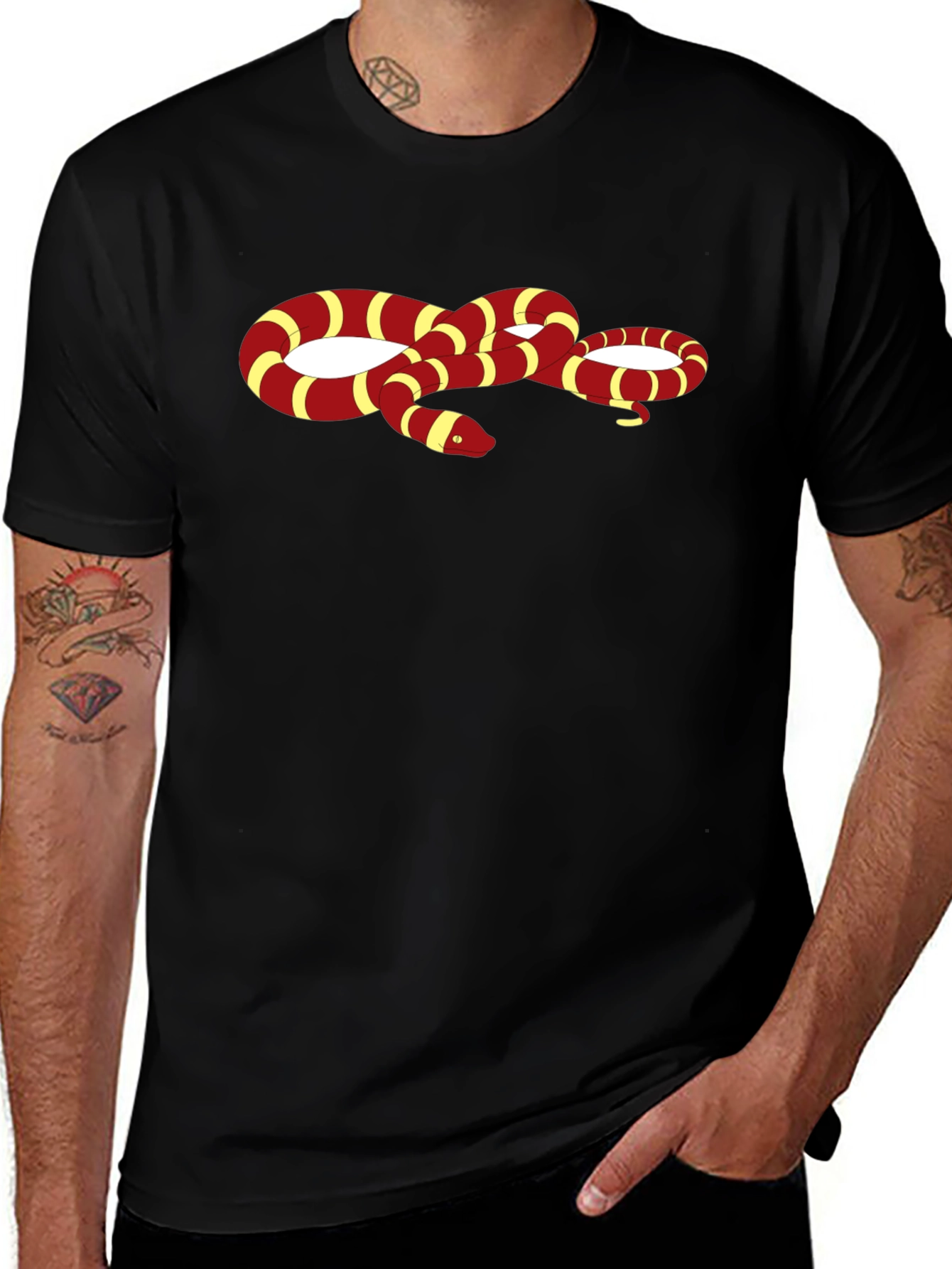 Snake Graphic Print T-Shirt