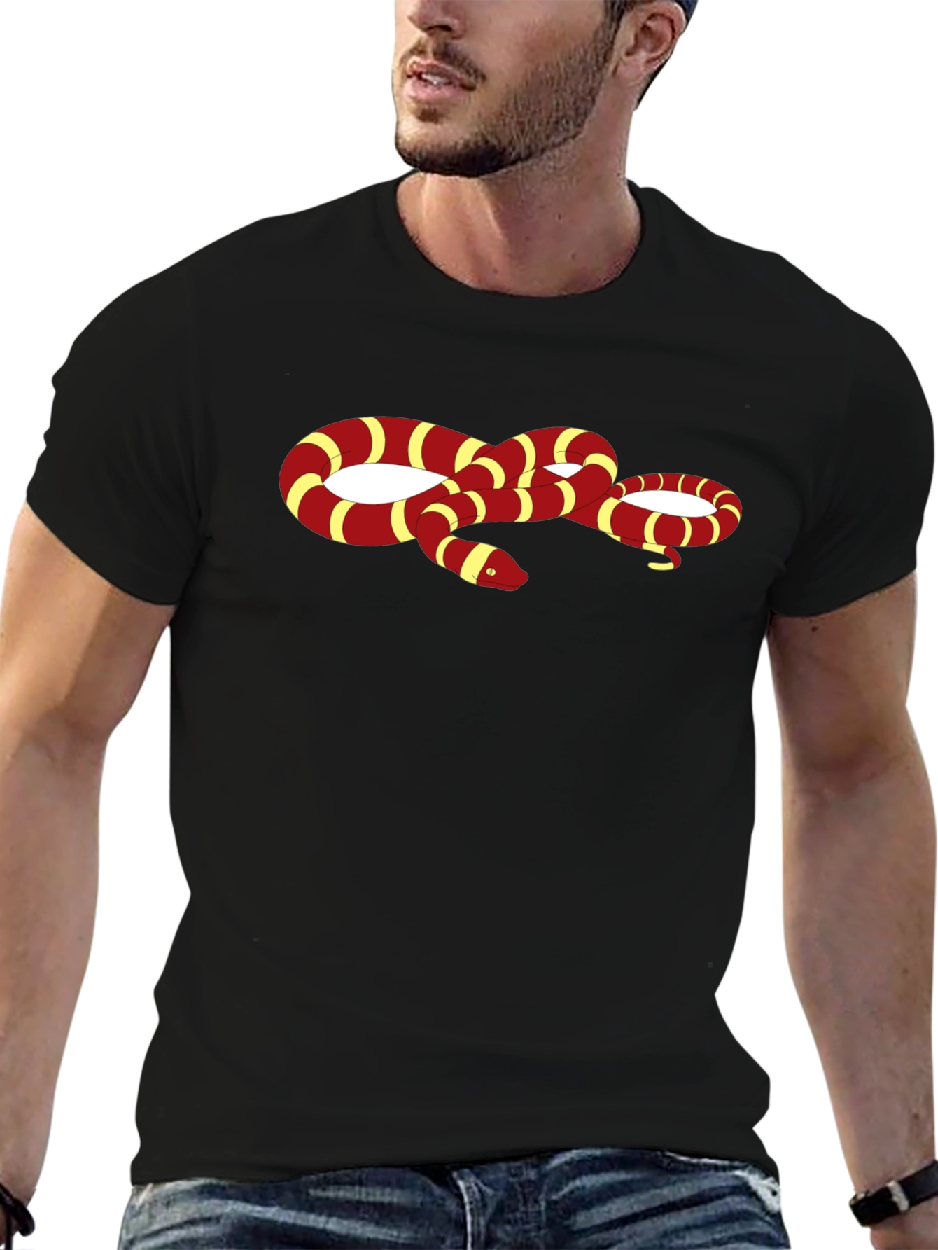 Snake Graphic Print T-Shirt