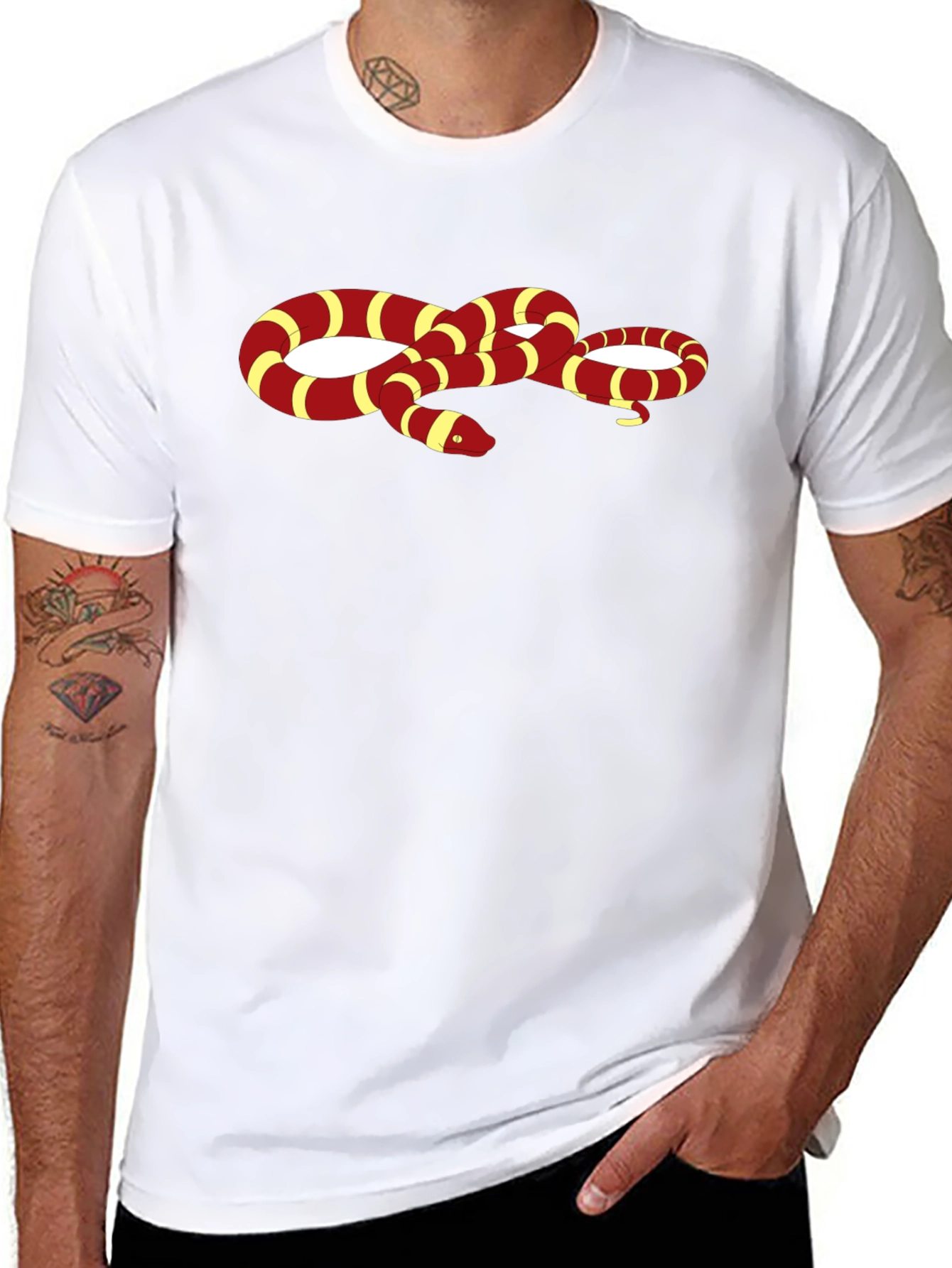 Snake Graphic Print T-Shirt
