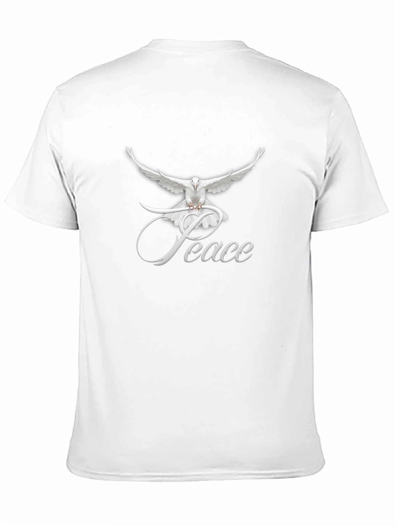 Peace Dove Graphic T-Shirt - Classic Crew Neck