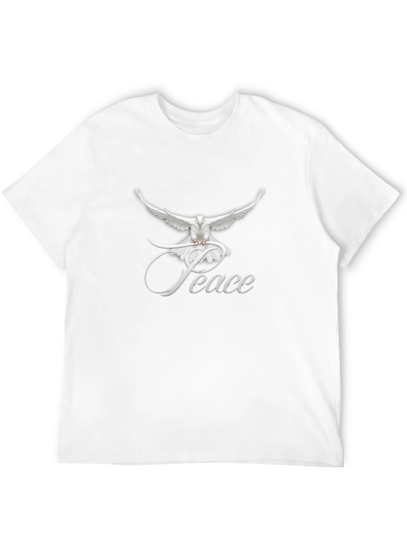 Peace Dove Graphic T-Shirt - Classic Crew Neck