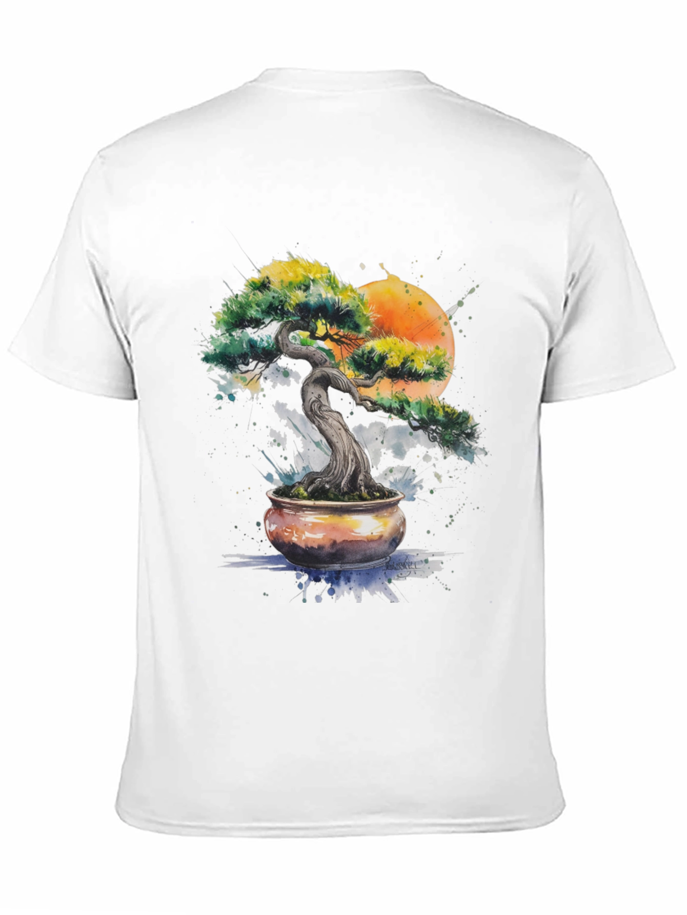 Bonsai Tree Art Graphic T-Shirt