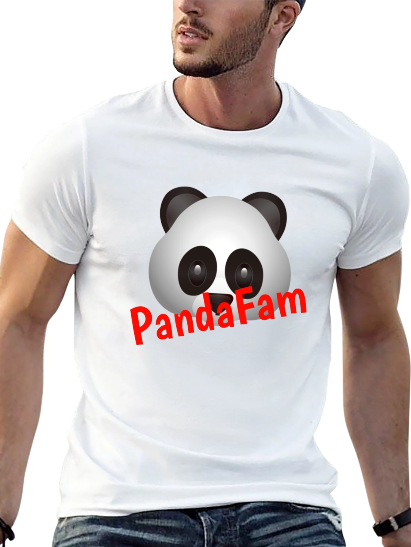 Panda Fam Black T-Shirt