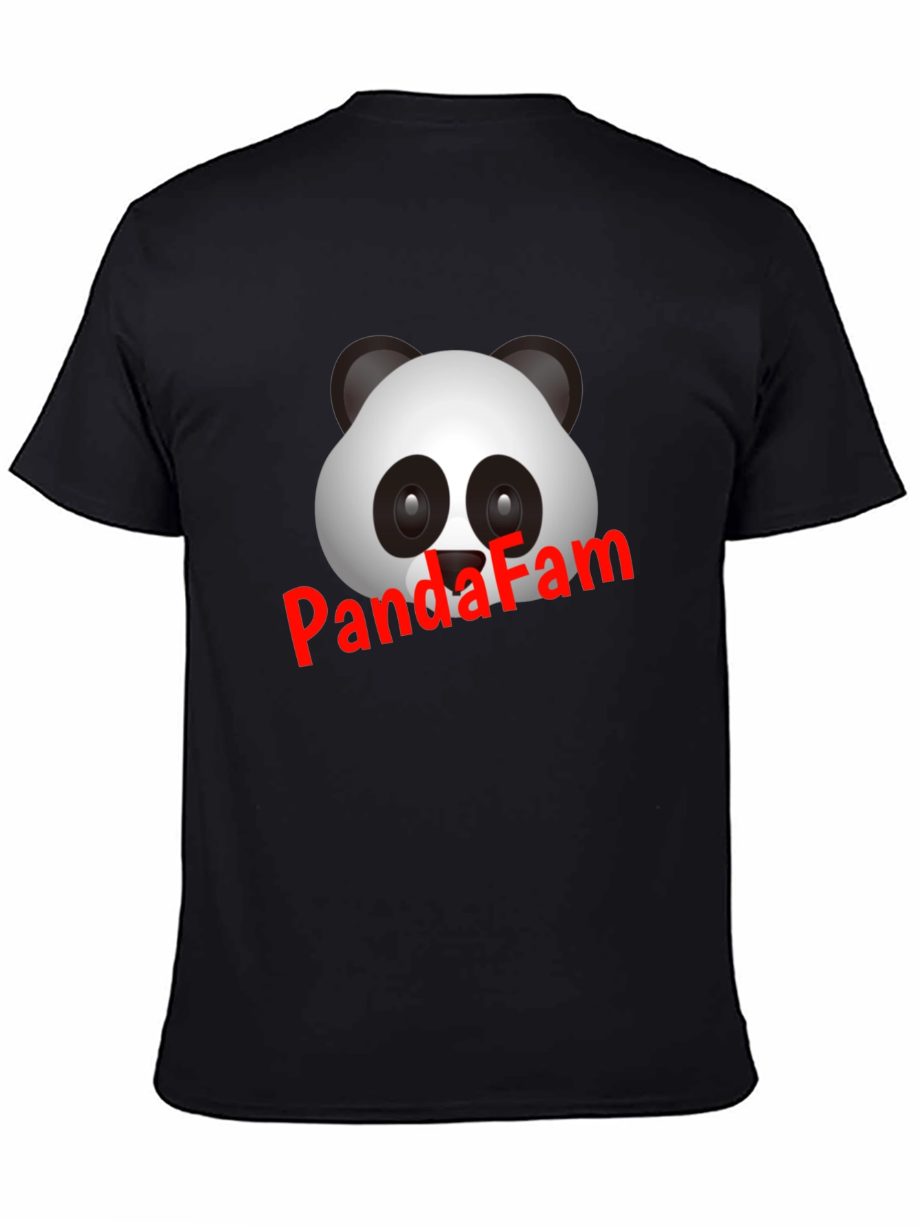 Panda Fam Black T-Shirt