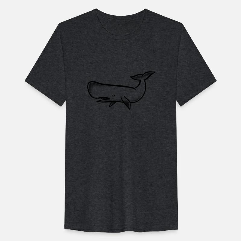 Tattoo style large Blue Whale